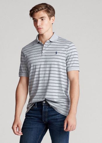 Ralph Lauren Classic Fit Soft Bavlněné Polo Šedé Viacfarebný | vgo9ieKX