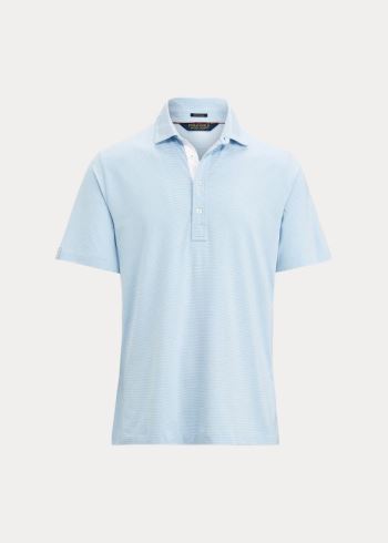 Ralph Lauren Classic Fit Stretch Lisle Polo Blankyt Bílé | 7Y2zpMEx