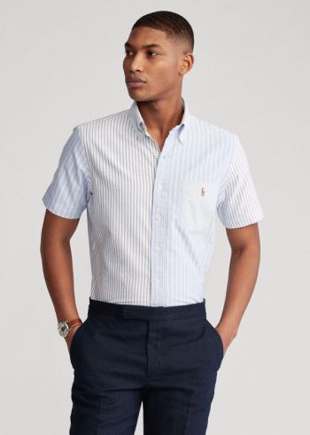 Ralph Lauren Classic Fit Striped Fun Shirt Blankyt | TAYLp7DF