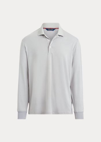 Ralph Lauren Classic Fit Tech Jersey Polo Šedé | u9ADmDFu