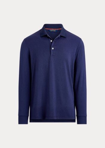 Ralph Lauren Classic Fit Tech Jersey Polo Tmavě Blankyt | uTkqM4Dy