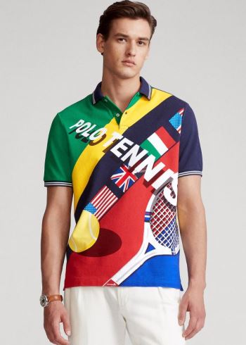 Ralph Lauren Classic Fit Tenisové Mesh Polo Viacfarebný | fdBlfuom