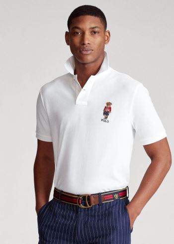 Ralph Lauren Classic Polo Sportovní Bear Polo Bílé | ll0Y4q1T