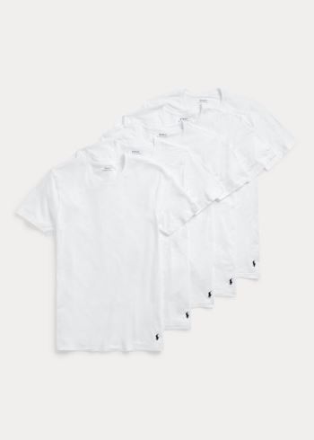 Ralph Lauren Classic Wicking Crew 5-Pack Bílé Tmavě Blankyt | cVDUIvRJ