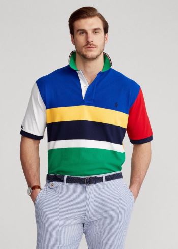 Ralph Lauren Color-Blocked Mesh Polo Shirt Blankyt Viacfarebný | 54zC4I0I