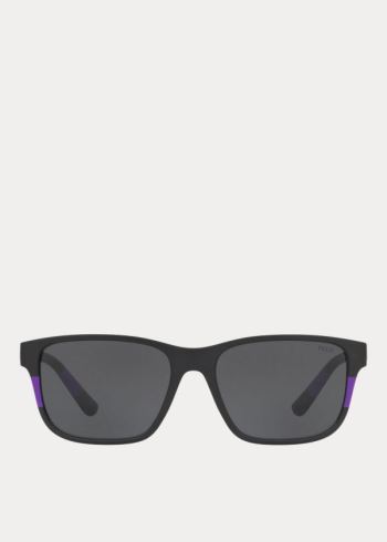 Ralph Lauren Color-Blocked Sunglasses Černé | l7adxufo