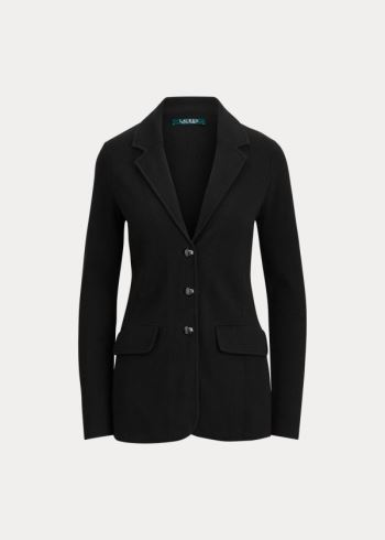 Ralph Lauren Combed Bavlněné Blazer Černé | uBSmNkru