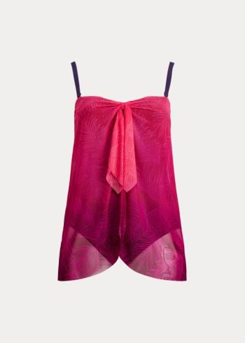 Ralph Lauren Convertible Ombré One-Piece Růžové Tmavě Blankyt | crVTxyJp
