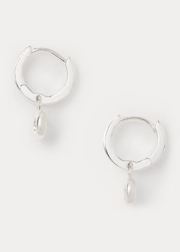 Ralph Lauren Cubic Zirconia Drop Earrings Stříbrné | FylWebuS