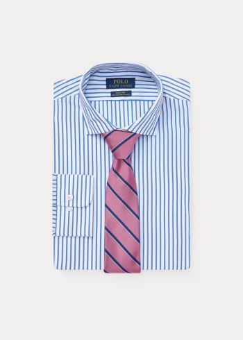 Ralph Lauren Custom Fit Striped Shirt Blankyt Bílé | oW3W0ozg