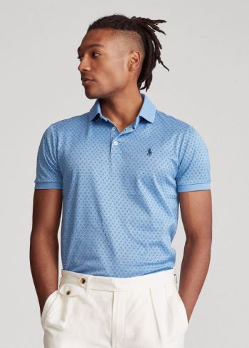 Ralph Lauren Custom Slim Fit Jersey Polo Blankyt | 9PE7XK1V