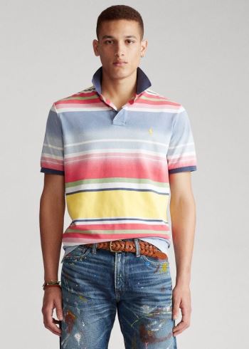 Ralph Lauren Custom Slim Fit Mesh Polo Blankyt Viacfarebný | oGZOvuo6