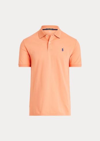 Ralph Lauren Custom Slim Performance Polo Oranžové | CbpTuNnp