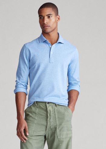 Ralph Lauren Custom Slim Stretch Mesh Polo Blankyt | Lax2WjMc