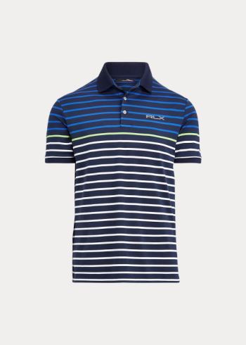 Ralph Lauren Custom Slim Tech Piqué Polo Tmavě Blankyt Bílé | Pohn771U