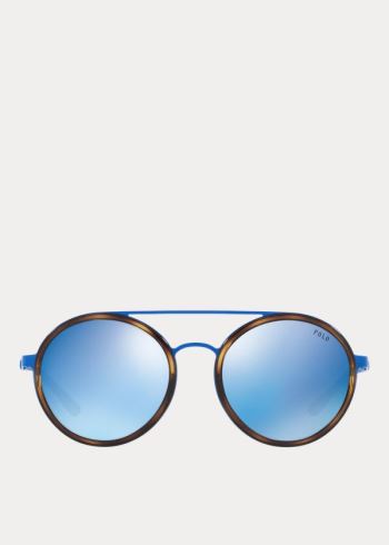 Ralph Lauren Double-Bridge Sunglasses Černé | HGp0KW5V
