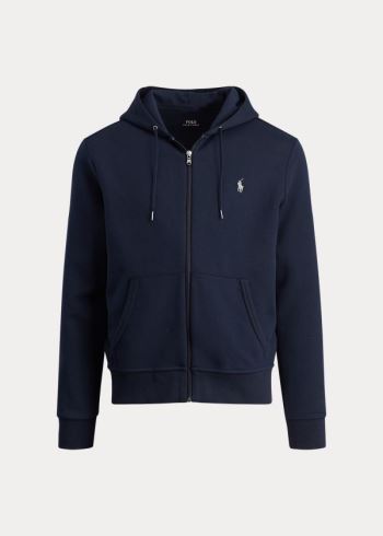 Ralph Lauren Double-Knit Full-Zip Hoodie Tmavě Blankyt | 2qCE42NW