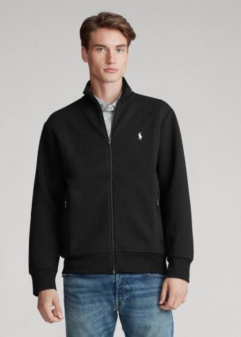 Ralph Lauren Double-Knit Track Jacket Černé | ZVQyRspB