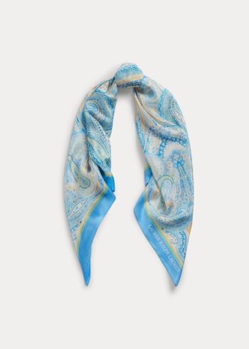Ralph Lauren Erica Silk Scarf Blankyt | nMGJMTLZ