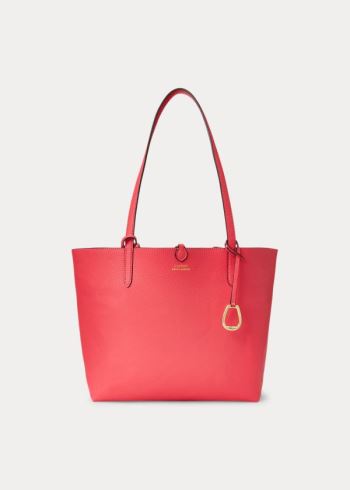 Ralph Lauren Faux-Læder Reversible Tote Červené | Ia3ieuaa