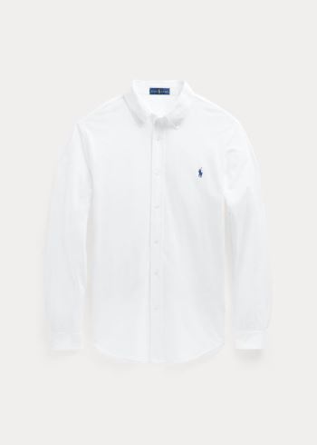 Ralph Lauren Featherweight Mesh Shirt Bílé | NhpgbRJC
