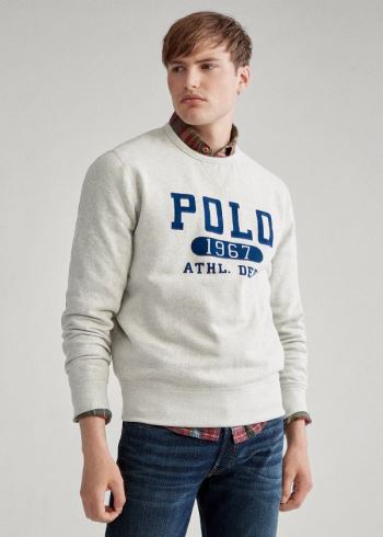 Ralph Lauren Fleece Graphic Sweatshirt Šedé | rheQtqM2