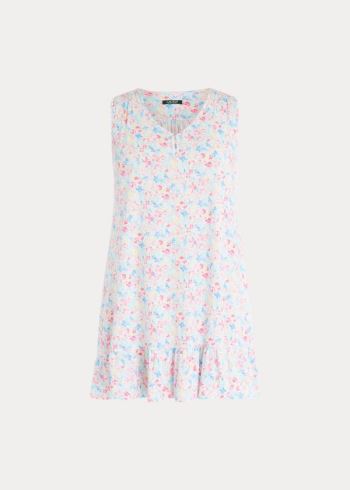 Ralph Lauren Floral Bavlněné Sleep Gown Viacfarebný | X9AjwTiv