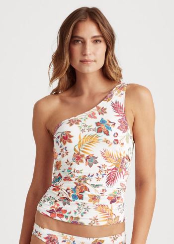 Ralph Lauren Floral One-Shoulder Tankini Viacfarebný | Flbk2yBk