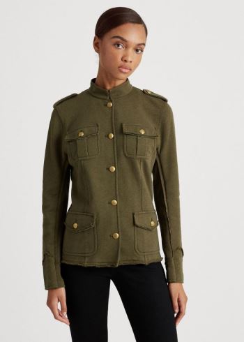 Ralph Lauren French Terry Jacket Tmavě Olivy Zelené | h7RX35u6