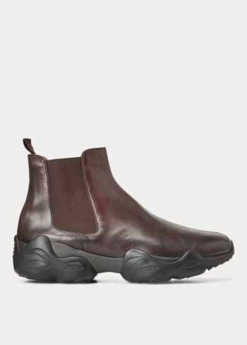Ralph Lauren Gradey Calfskin Boot Tmavě Hnědé | cifjGTcb