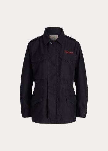 Ralph Lauren Graphic Twill Jacket Černé | YBk5NLYU