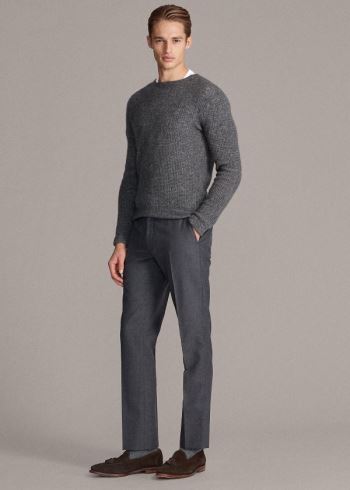 Ralph Lauren Gregory Wool Trouser Tmavě Šedé | gNx42vRL
