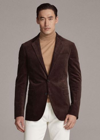 Ralph Lauren Hadley Corduroy Sportovní Coat Hnědé | vjCmk326