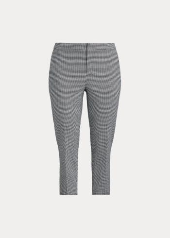 Ralph Lauren Houndstooth Bavlněné-Blend Pant Černé Bílé | LnGhknPB