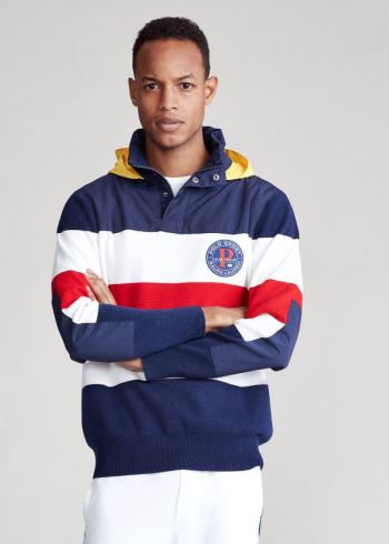 Ralph Lauren Hybridní S Kapucí Svetrové Tmavě Blankyt Zelene Červené Žluté | Jx8T2GHb
