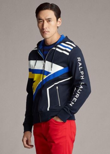 Ralph Lauren Interlock Graphic Hoodie Tmavě Blankyt Viacfarebný | sUT6bUgZ