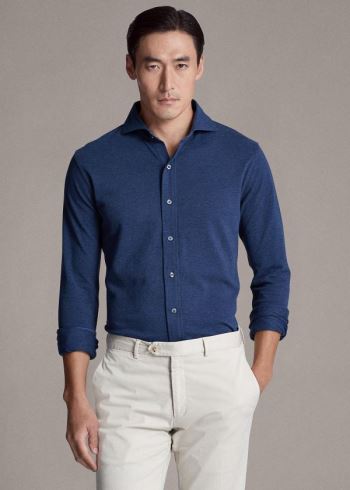 Ralph Lauren Keaton Washed Piqué Shirt Blankyt | qRd9MrgM