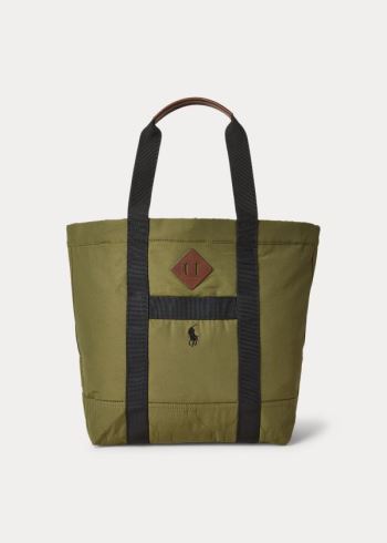 Ralph Lauren Lehké Mountain Tote Olivy Zelené | BH16ge40