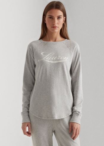 Ralph Lauren Logo Crewneck Sweatshirt Šedé | yynOkq4G