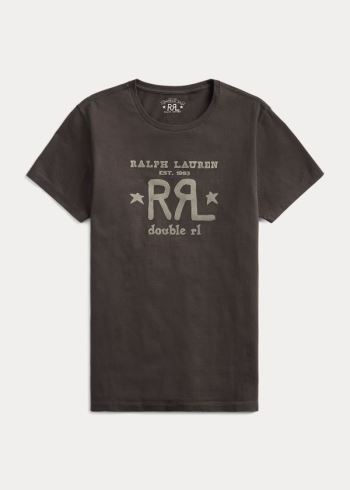 Ralph Lauren Logo Crewneck T-Shirt Černé | VzjwVttn
