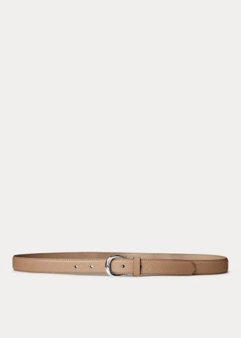 Ralph Lauren Læder Belt Hnědé | DMu1BDdq