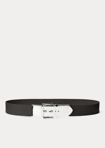 Ralph Lauren Læder Letter-Opener Belt Černé | ETVg6CeI