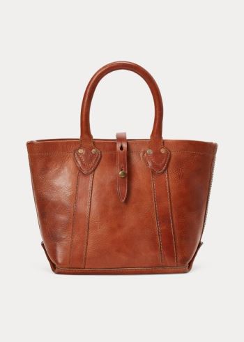 Ralph Lauren Læder Tote Hnědé | 0Jhpd4iB