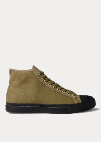 Ralph Lauren Mayport Platene Sneakers Olivy Zelené | Uqoqqbgx