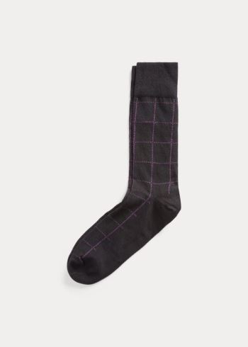 Ralph Lauren Mercerized Bavlněné Šaty Socks Černé | TN1MJh0W