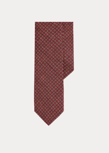 Ralph Lauren Neat Linen Narrow Tie Růžové | wImTwKxC