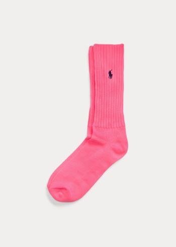 Ralph Lauren Neon Slouchy Crew Socks Světle Růžové | h1qB3hBH