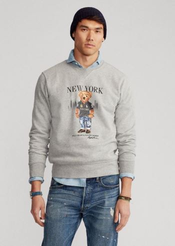 Ralph Lauren New York Bear Sweatshirt Šedé Viacfarebný | Zz75kH1M