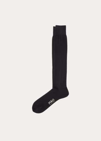 Ralph Lauren Over the Calf Tuxedo Socks Černé | vk8vNJos