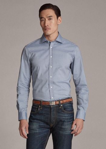 Ralph Lauren Oxford Shirt Šedé | YihgiJNJ